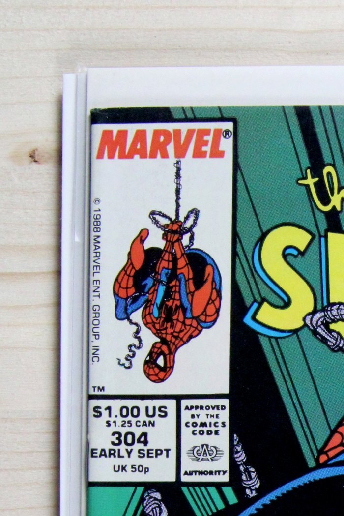 The Amazing Spider-Man #304 – Marvel (1988) 9.0 VF/NM Todd McFarlane art