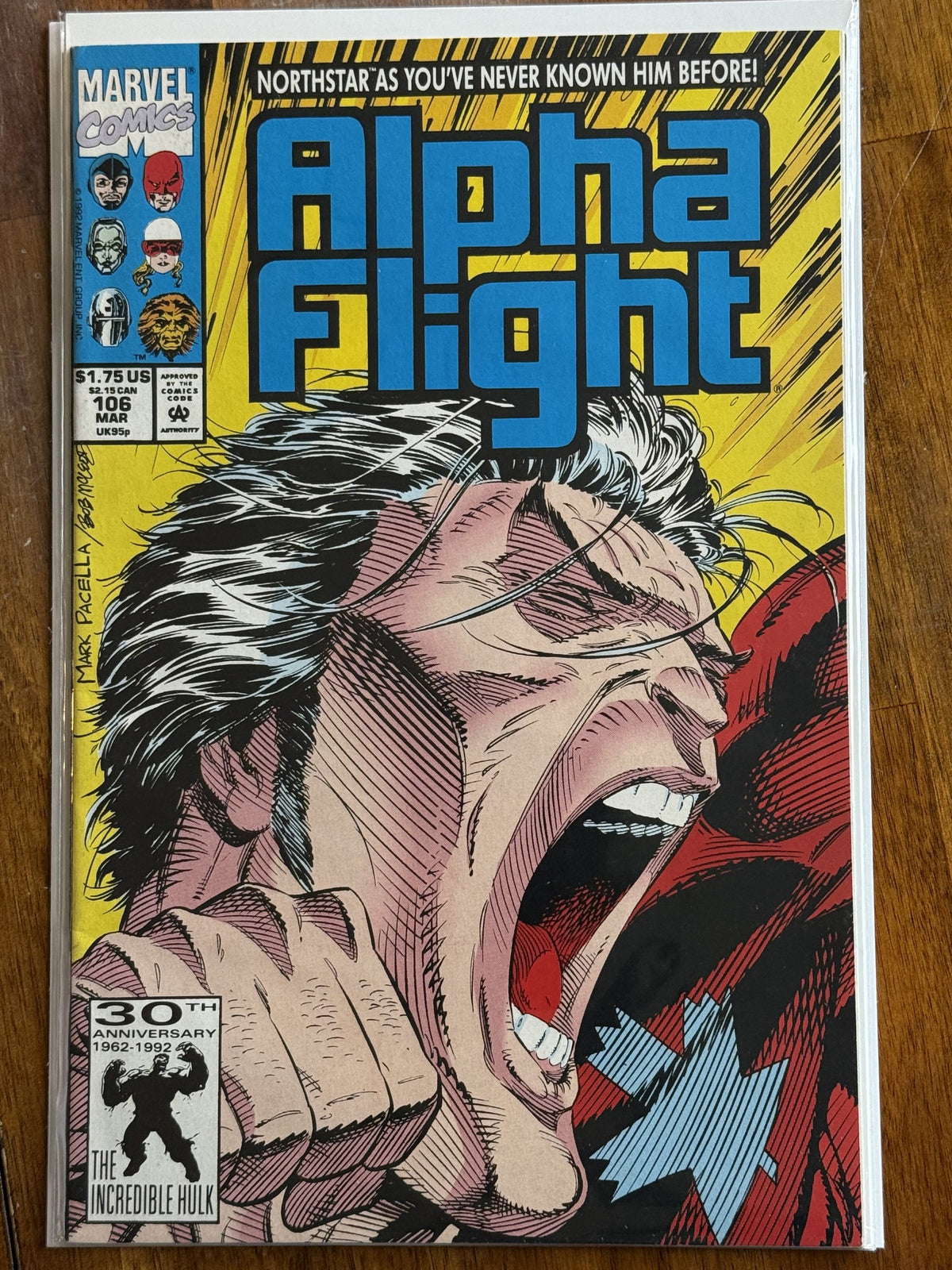 Alpha Flight #106 – Marvel (1992) 9.2 NM-