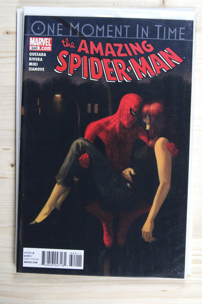 The Amazing Spider-Man #640 – Marvel (2010) 9.4 NM One Moment in Time | Stan Lee story