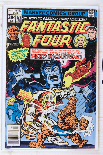 Fantastic Four #179 – Marvel (1977) 6.0 FN Joe Sinnott | Newsstand Edition