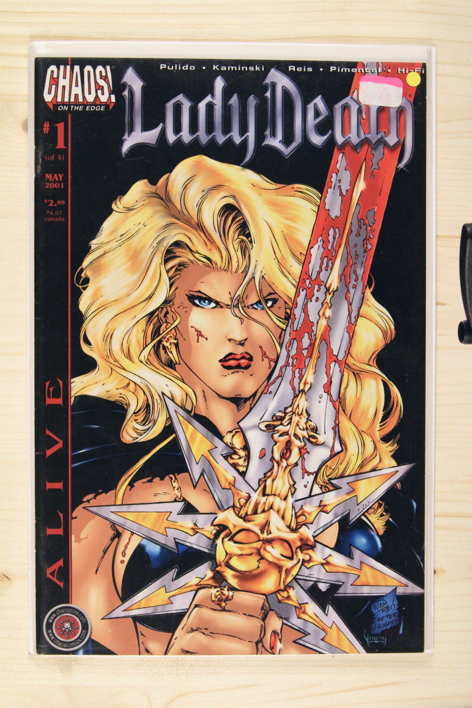 Lady Death: Alive #1 – Chaos! (2001) 9.4 NM Ivan Reis art