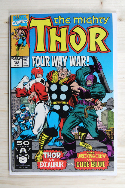 The Mighty Thor #428 – Marvel (1991) 9.0 VF/NM Joe Sinnott