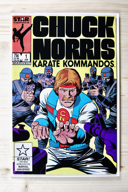 Chuck Norris #1 – Marvel (1987) 8.5 VF+ Steve Ditko art