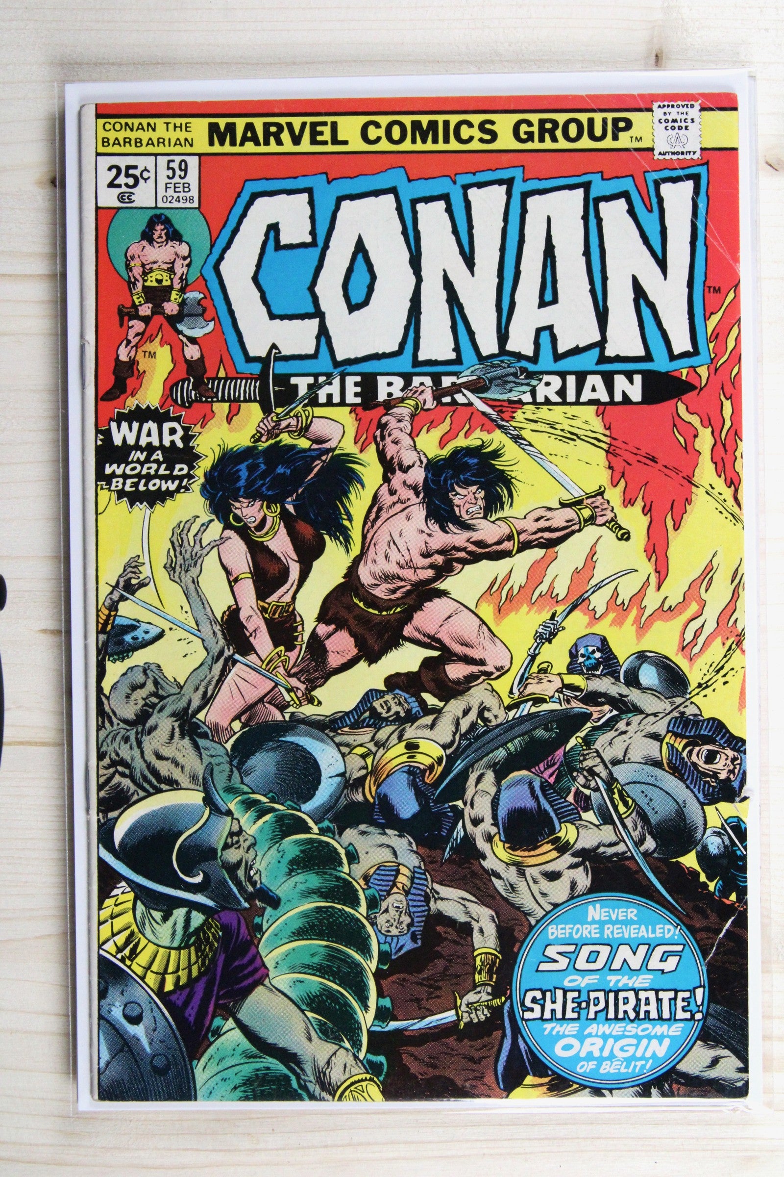 Conan the Barbarian #59 – Marvel (1976) 5.5 FN-