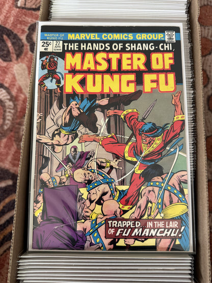 Shang-Chi, Master of Kung Fu #17-125 + King Sized & Annuals – Marvel (1975) (114 Issues)