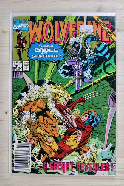 Wolverine #41 – Marvel (1991) 9.4 NM Newsstand