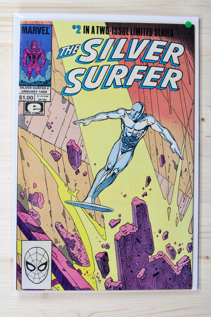 Silver Surfer #2 – Marvel (1987) 9.4 NM Moebius