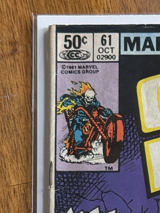 Ghost Rider #61 – Marvel (1981) 4.0 VG Newsstand Edition