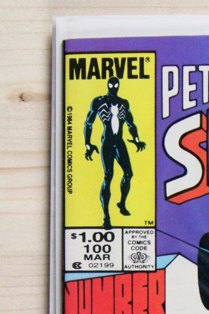 Peter Parker, the Spectacular Spider-Man #100 – Marvel (1985) 9.2 NM- Newsstand