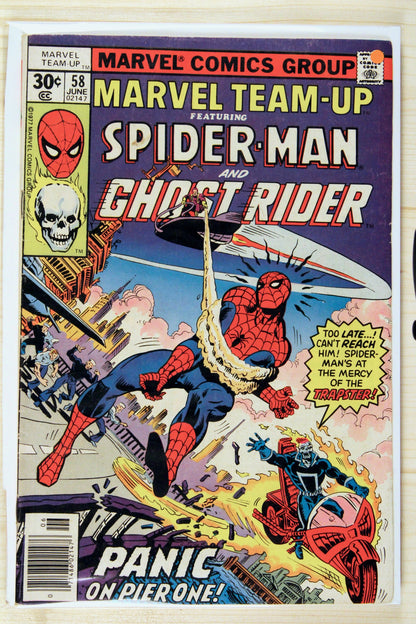 Marvel Team-Up #58 – Marvel (1977) 5.5 FN- Chris Claremont story