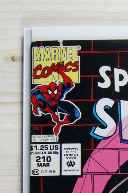 The Spectacular Spider-Man #210 – Marvel (1994) 9.2 NM- Newsstand