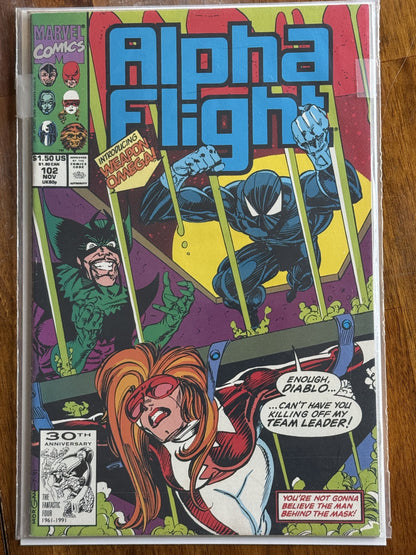 Alpha Flight #102 – Marvel (1991) 9.0 VF/NM