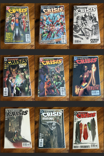 Identity Crisis #1-7 – DC (2004) Full Set + Bonuses