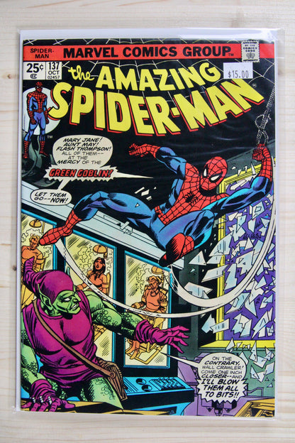 The Amazing Spider-Man #137 – Marvel (1974) 4.0 VG
