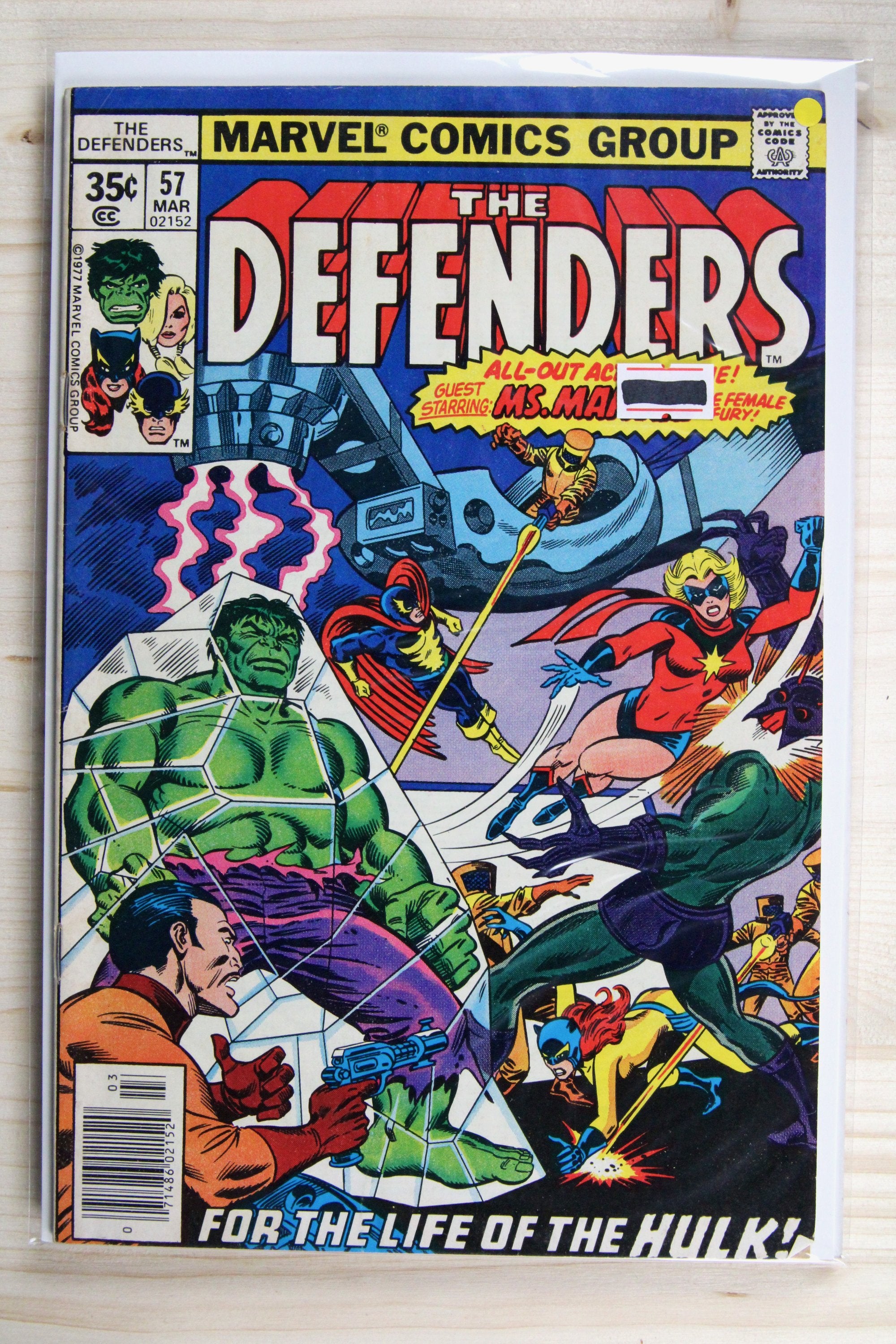 The Defenders #57 – Marvel (1978) 7.5 VF- Chris Claremont story