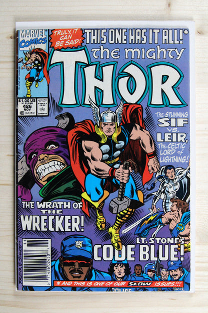 The Mighty Thor #426 – Marvel (1990) 7.0 FN/VF Joe Sinnott