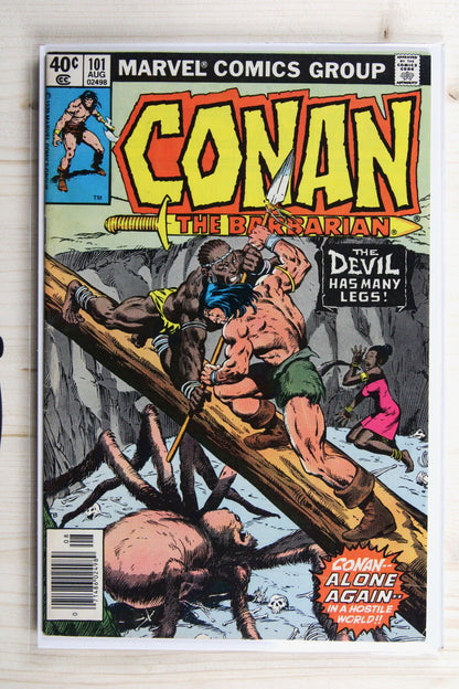 Conan the Barbarian #101 – Marvel (1979) 7.5 VF- Newsstand Edition