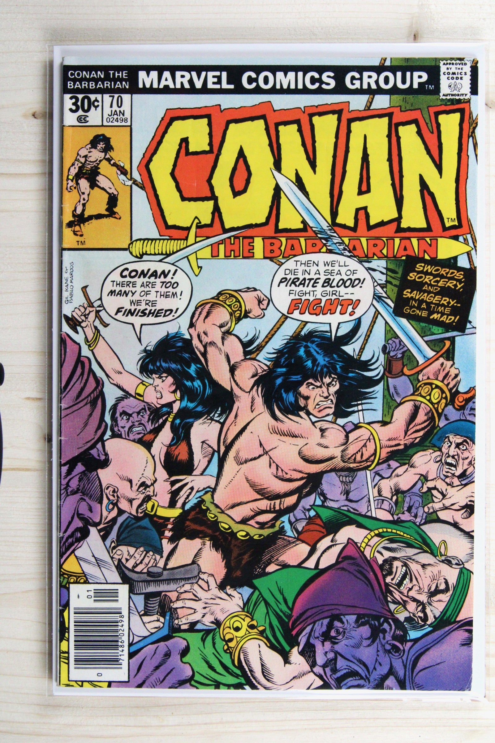 Conan the Barbarian #70 – Marvel (1977) 6.0 FN Newsstand Edition