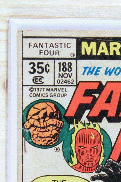 Fantastic Four #188 – Marvel (1977) 5.5 FN- Joe Sinnott | Newsstand Edition