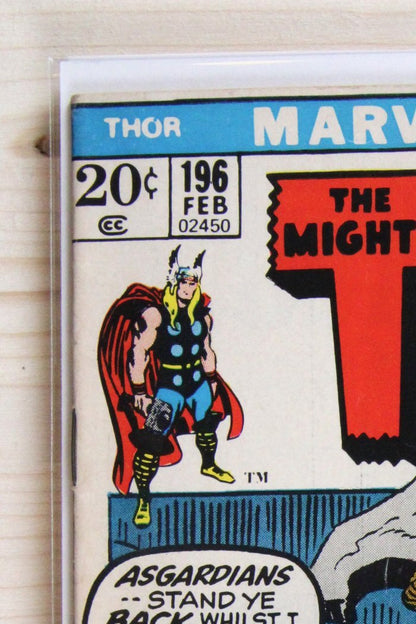 The Mighty Thor #196 – Marvel (1972) 7.0 FN/VF