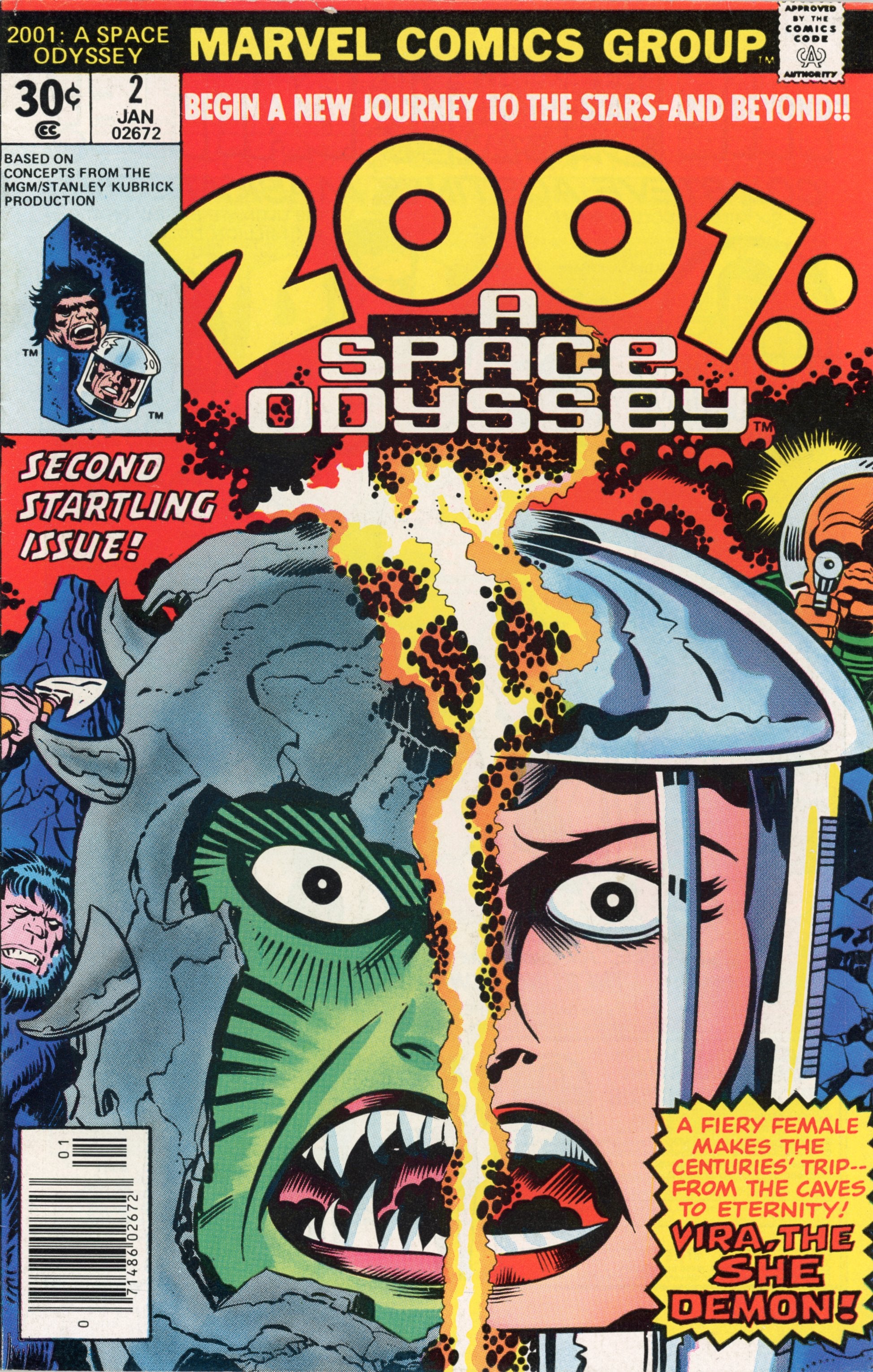 2001: A Space Odyssey 1-10 – Marvel Comics (1976) Near Full Series (Missing #7)