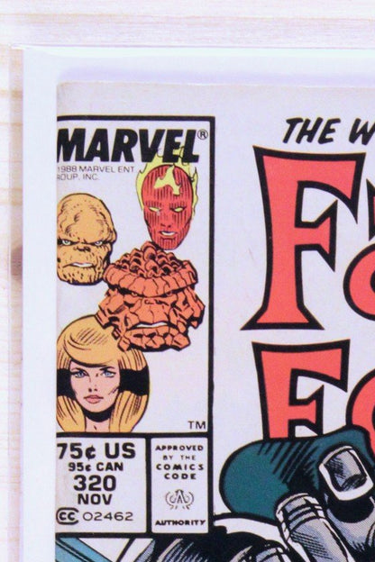 Fantastic Four #320 – Marvel (1988) 8.0 VF Joe Sinnott cover | Newsstand Edition