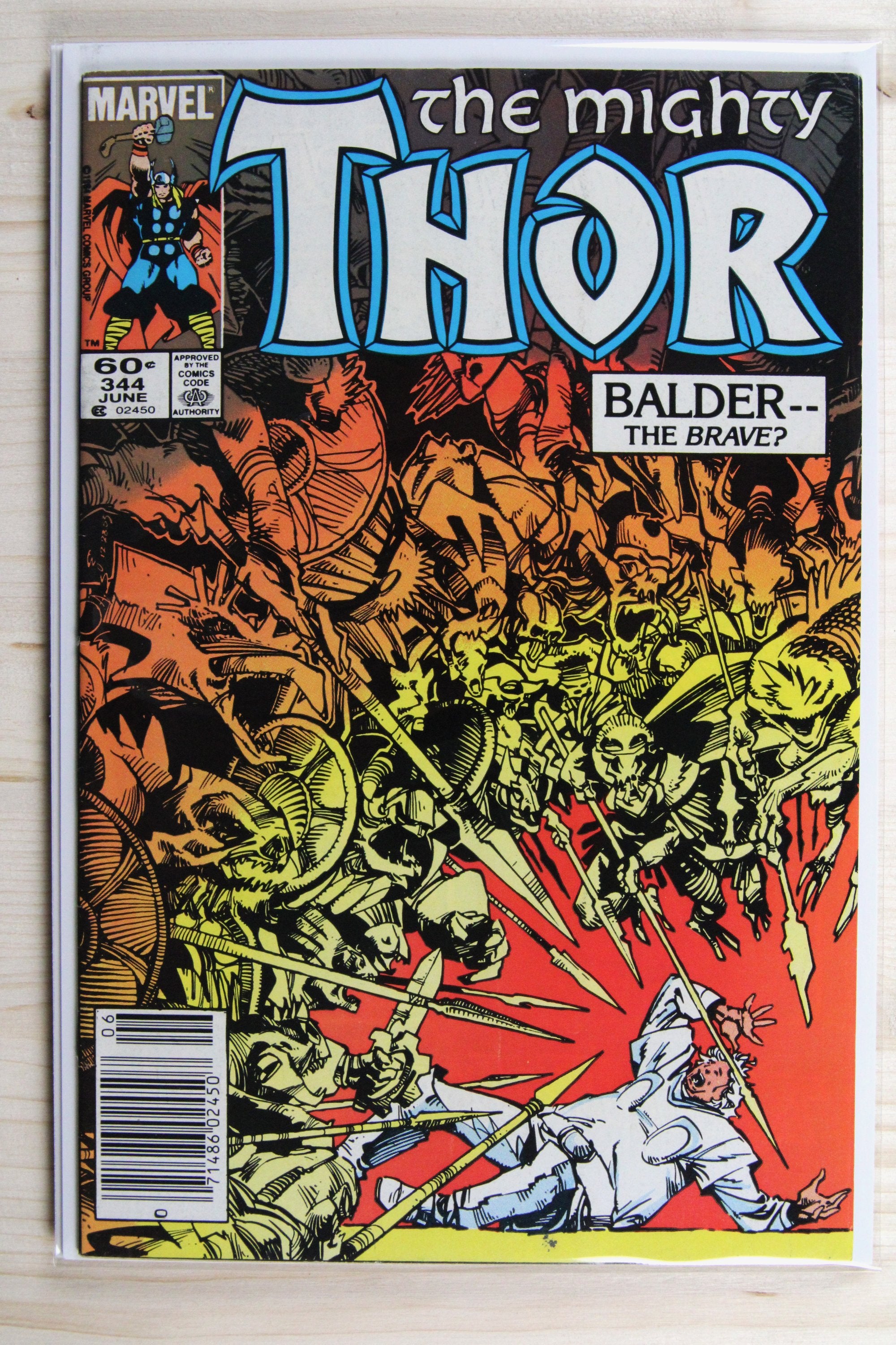 Thor #344 – Marvel (1984) 8.5 VF+ Newsstand