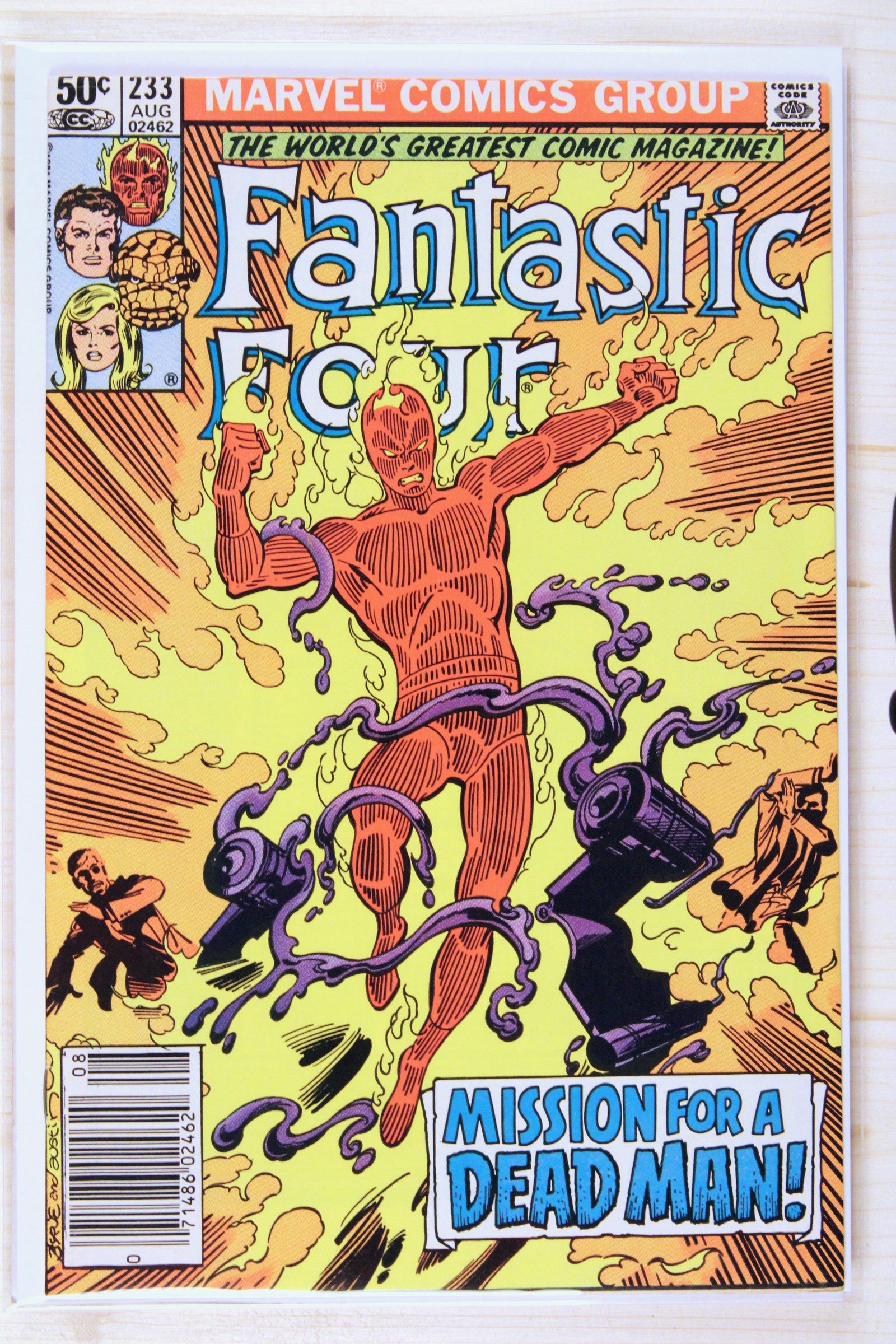 Fantastic Four #233 – Marvel (1981) 7.5 VF- John Byrne story | Terry Austin cover | Newsstand Edition
