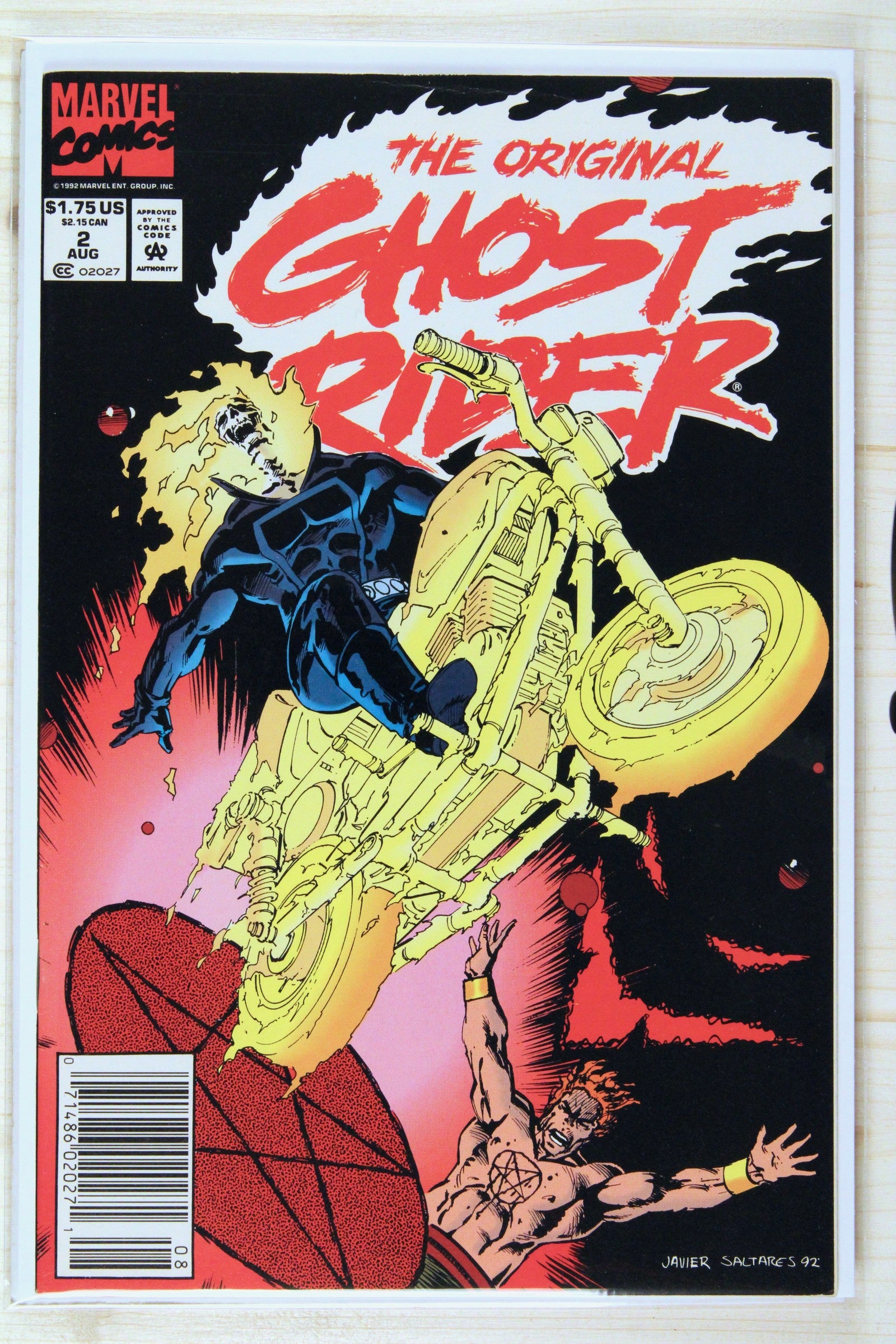 The Original Ghost Rider #2 – Marvel (1992) 9.0 VF/NM Newsstand Edition