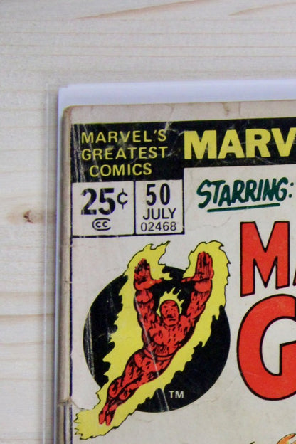 Marvel's Greatest Comics #50 – Marvel (1974) 4.0 VG Jack Kirby art | Joe Sinnott