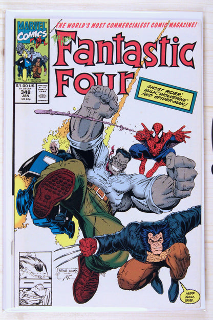 The New Fantastic Four #348 – Marvel (1991) 8.5 VF+