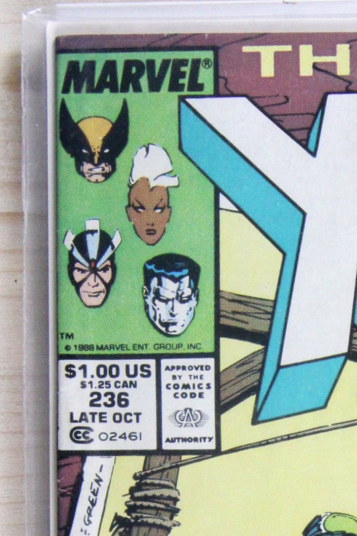 The Uncanny X-Men #236 – Marvel (1988) 9.0 VF/NM A Green and Pleasant Land | Chris Claremont story | Marc Silvestri art | Newsstand