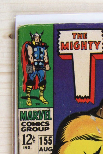 Thor #155 – Marvel (1968) 3.5 VG-