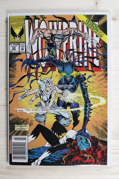 Wolverine #52 – Marvel (1992) 9.0 VF/NM Newsstand