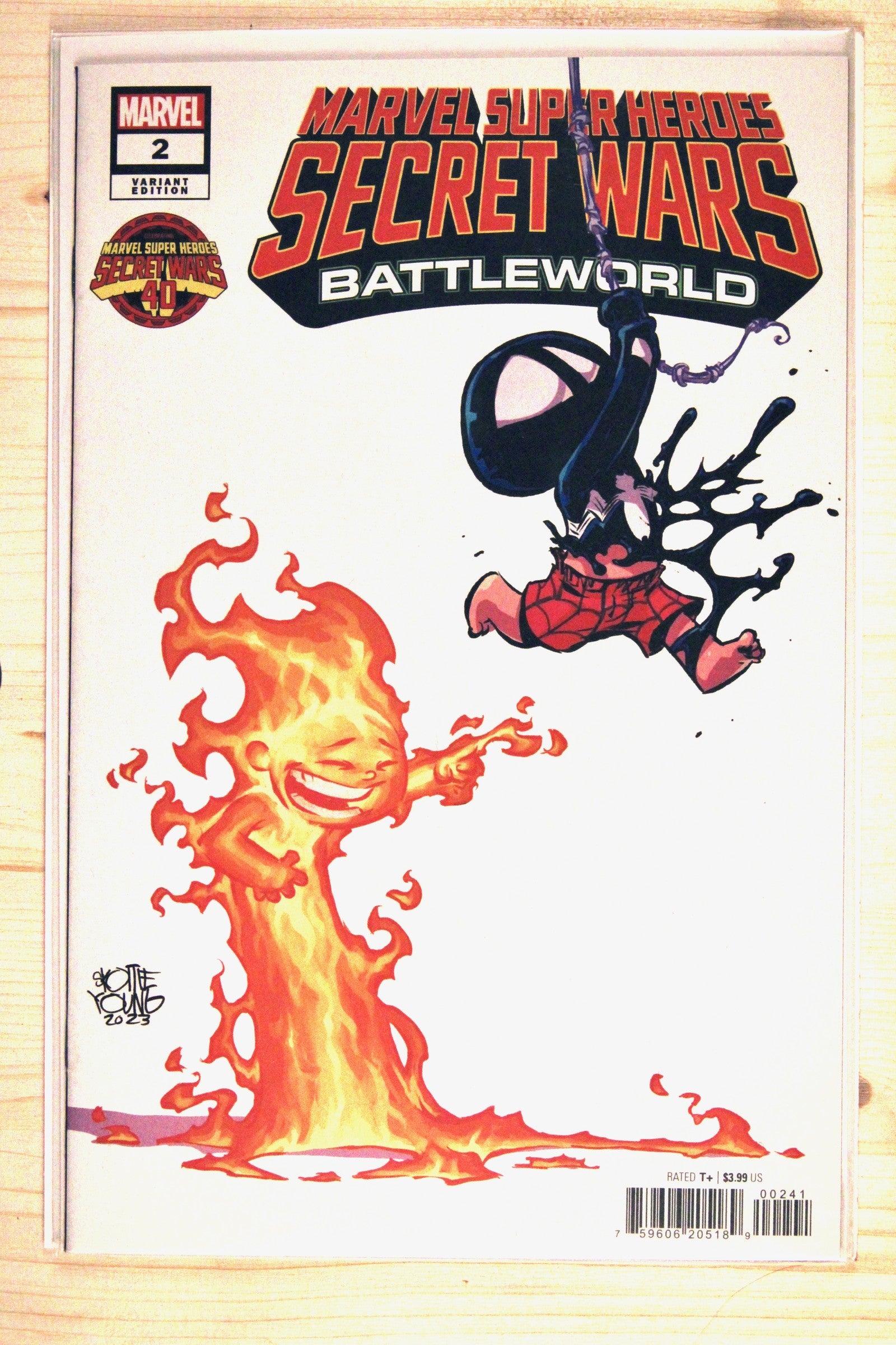 Secret Wars: Battleworld #2 – Marvel (2015) 9.6 NM+ "Secret Wars" Battleworld | Donny Cates story | Skottie Young