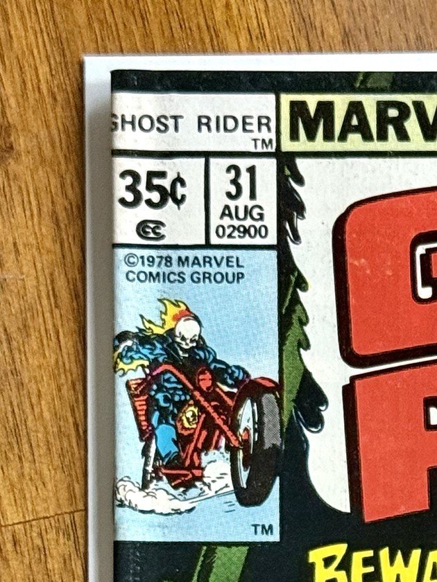 Ghost Rider #31 Newsstand Edition – Marvel (1978) 6.5 FN+