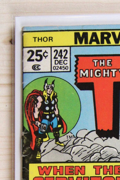 Thor #242 – Marvel (1975) 7.5 VF- If Asgard Should Perish | Joe Sinnott art