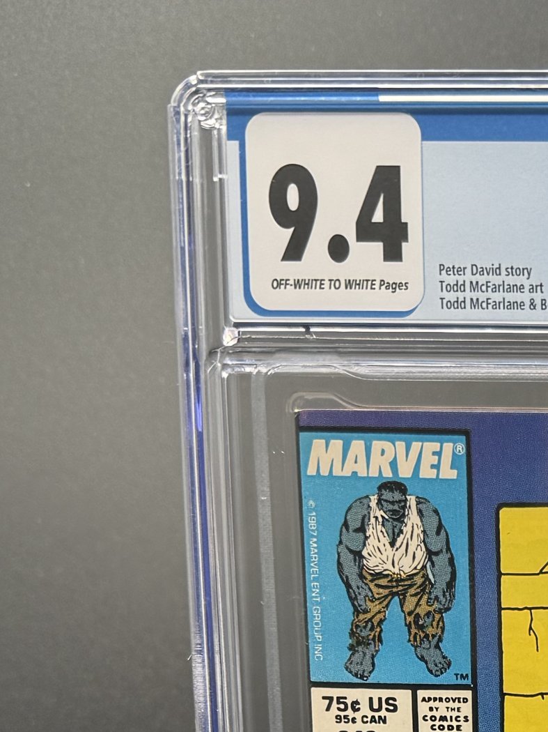 The Incredible Hulk #340 – Marvel (1988) CGC 9.4 NM Off-White to White Pages Iconic McFarlane