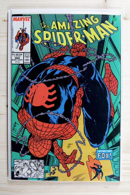 The Amazing Spider-Man #304 – Marvel (1988) 9.0 VF/NM Todd McFarlane art