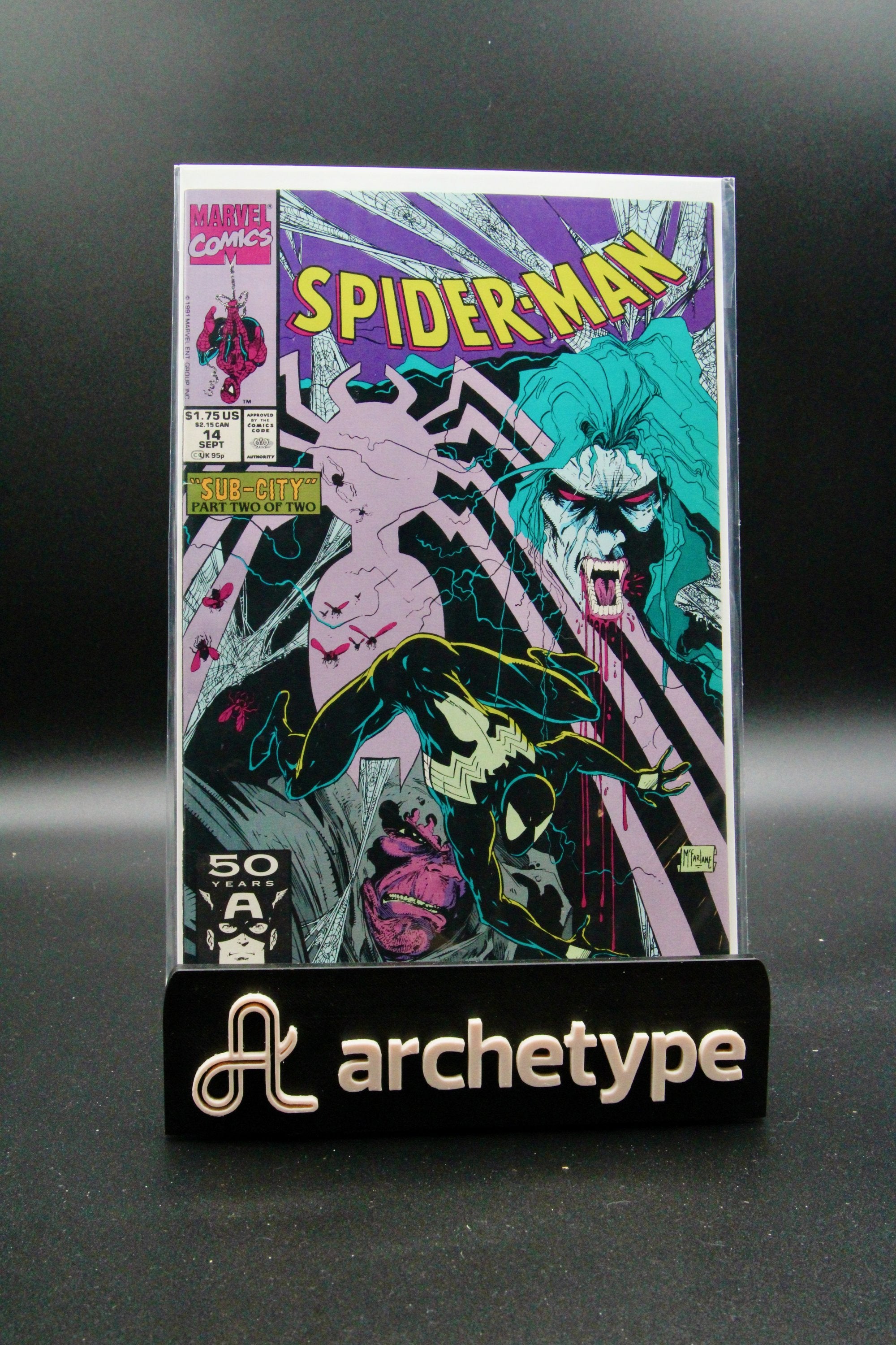 Spider-Man #14 – Marvel (1991) "Spider-Man" Sub-City | Todd McFarlane story