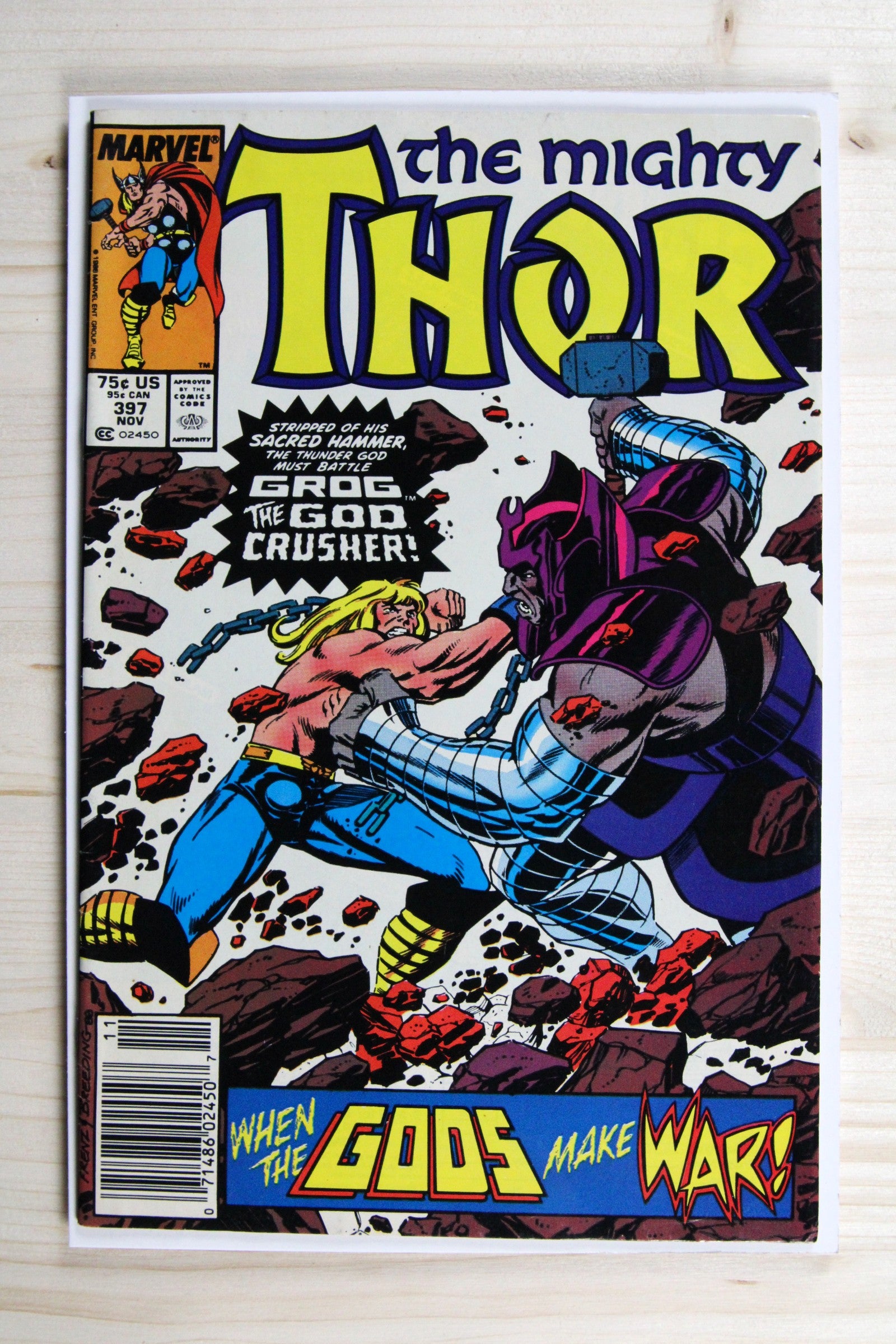Thor #397 – Marvel (1988) 9.0 VF/NM War of the Gods