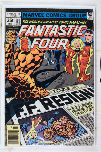 Fantastic Four #191 – Marvel (1978) 6.0 FN Joe Sinnott | Newsstand Edition
