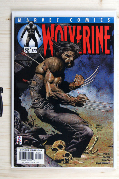 Wolverine #173 – Marvel (2002) 9.2 NM- The Logan Files | David Finch cover