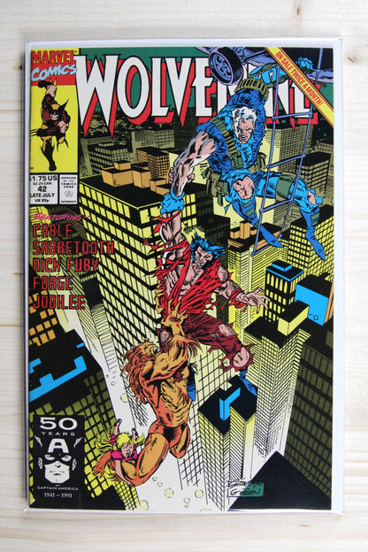 Wolverine #42 – Marvel (1991) 8.5 VF+ Marc Silvestri art