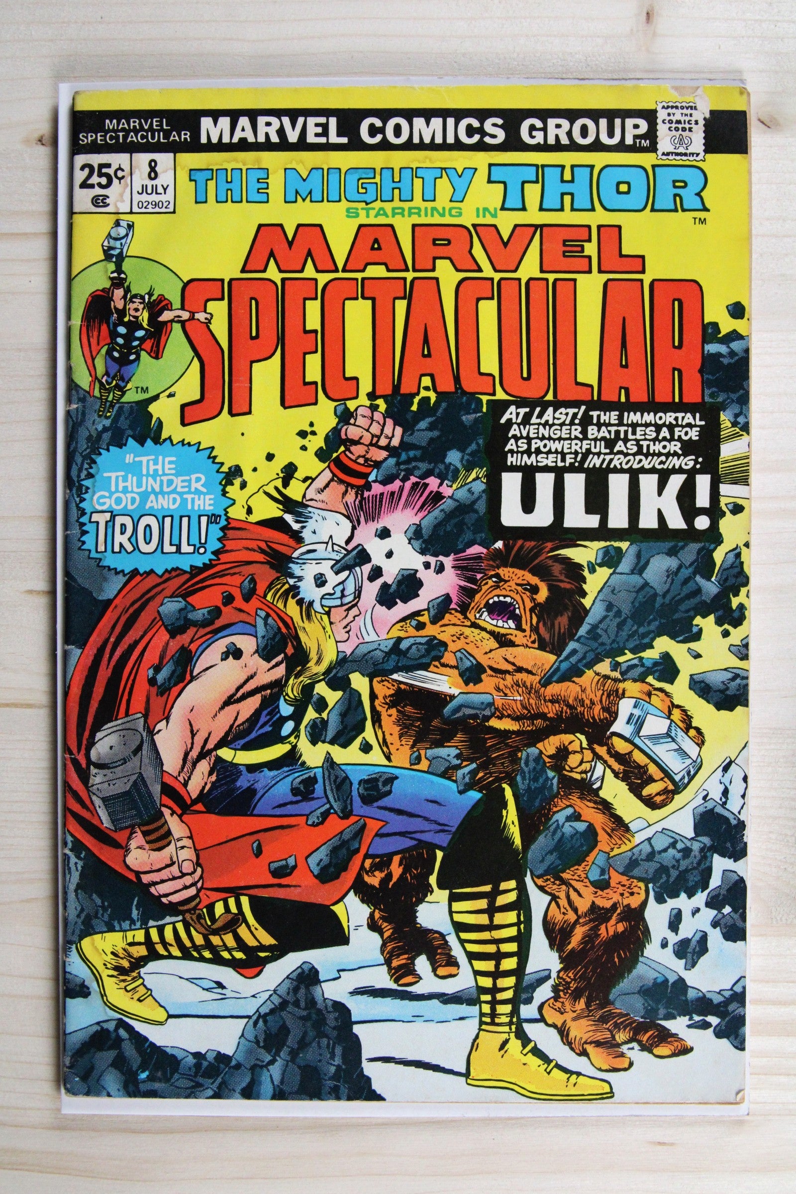 Marvel Spectacular #8 – Marvel (1974) 5.0 VG/FN Jack Kirby art | Stan Lee story