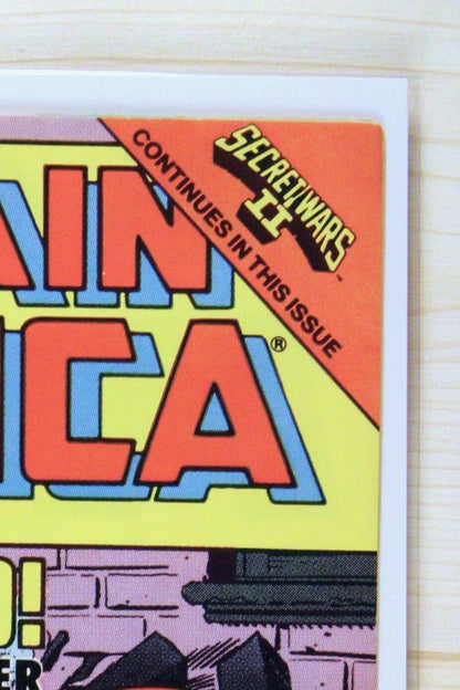 Captain America #308 – Marvel (1985) 8.0 VF "Marvel Super Heroes" Secret Wars II | John Byrne cover