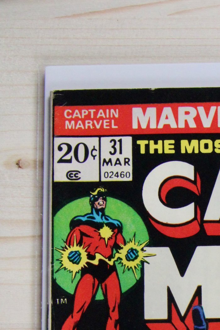 Captain Marvel #31 – Marvel (1974) 7.5 VF- Thanos War