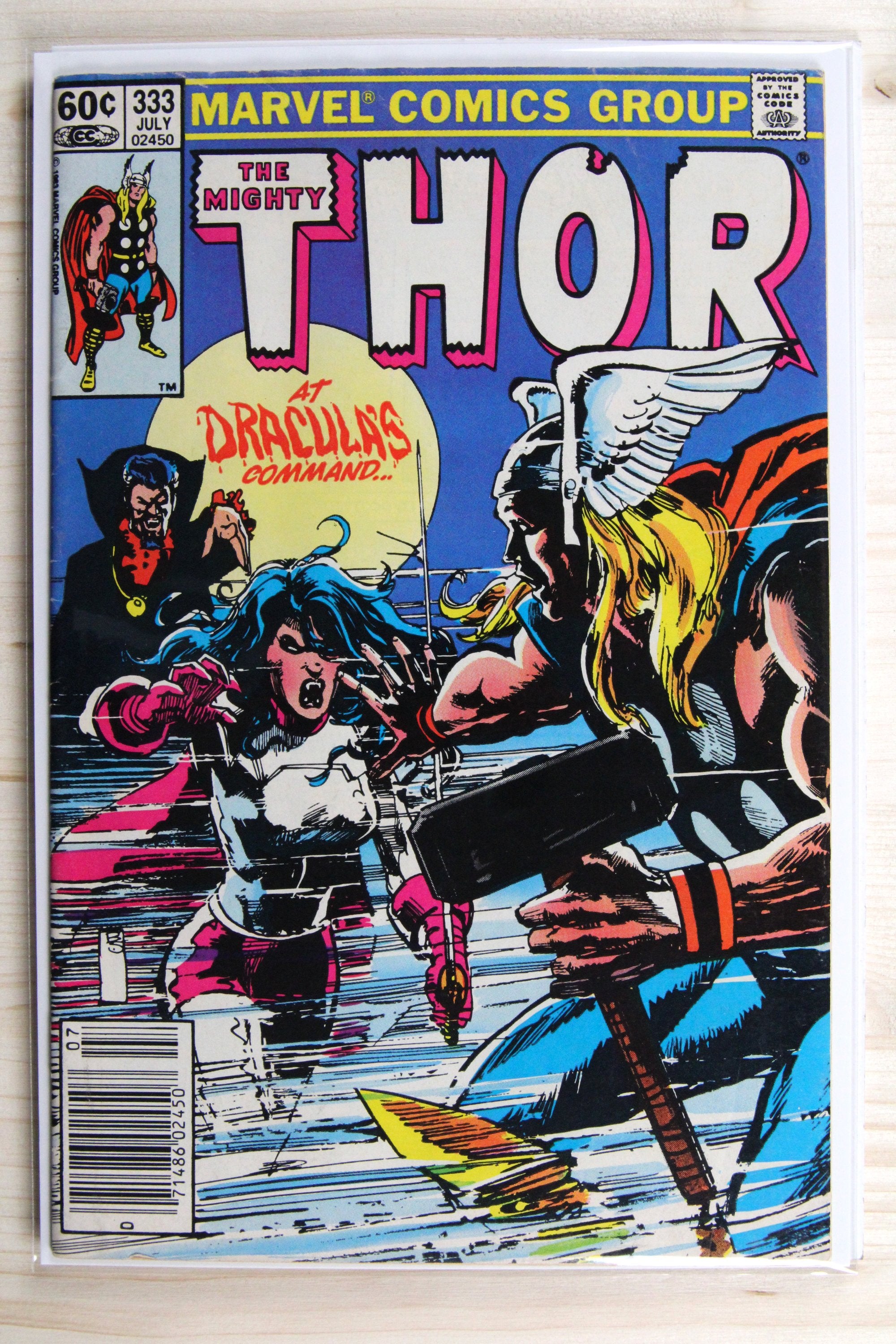 Thor #333 – Marvel (1983) 8.5 VF+ Newsstand