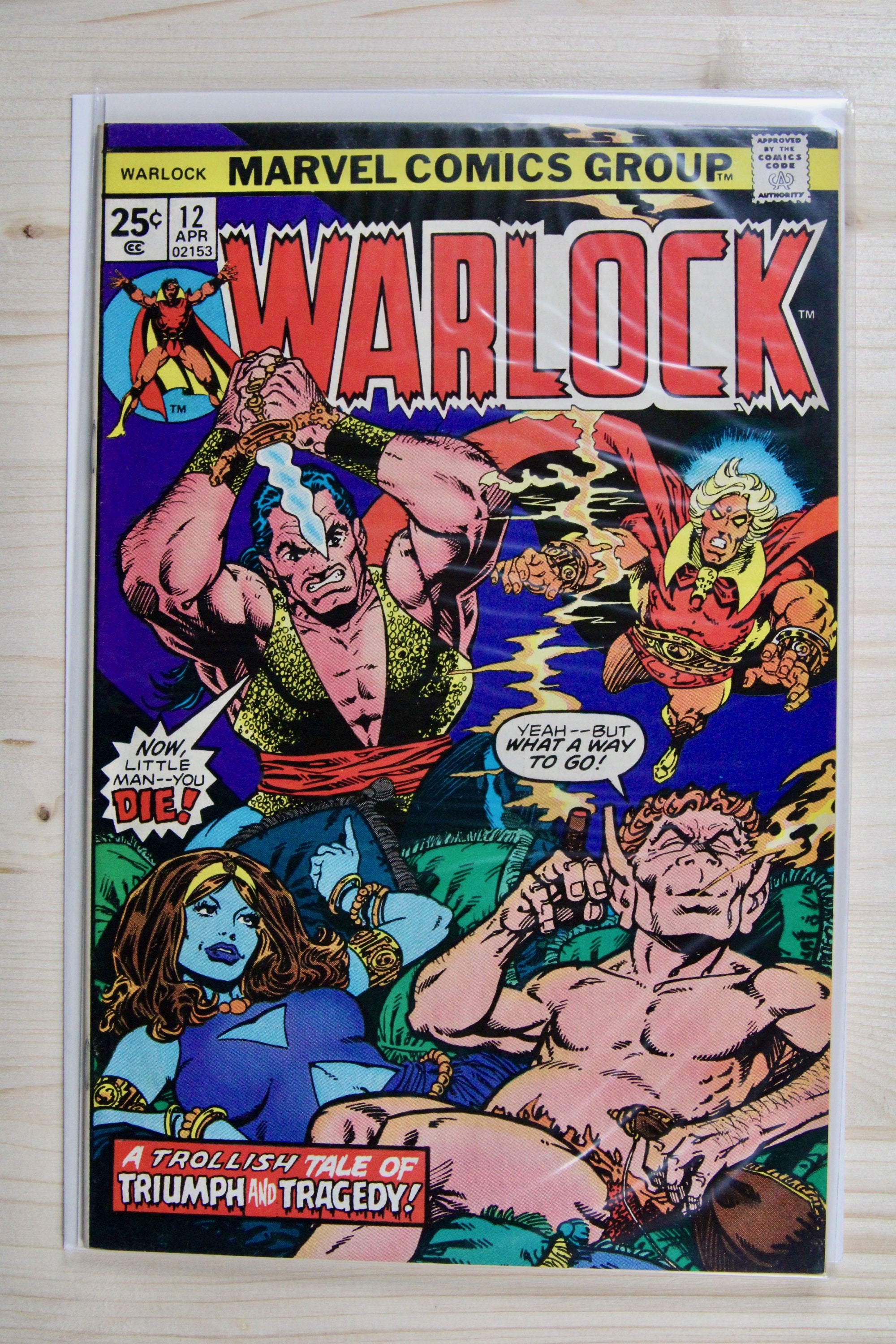 Warlock #12 – Marvel (1976) 9.2 NM- Pip the Troll