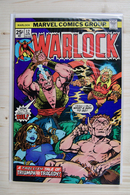 Warlock #12 – Marvel (1976) 9.2 NM- Pip the Troll